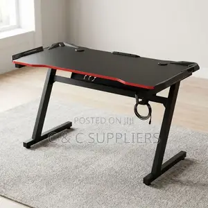 Generic Black Study/Gaming Desk