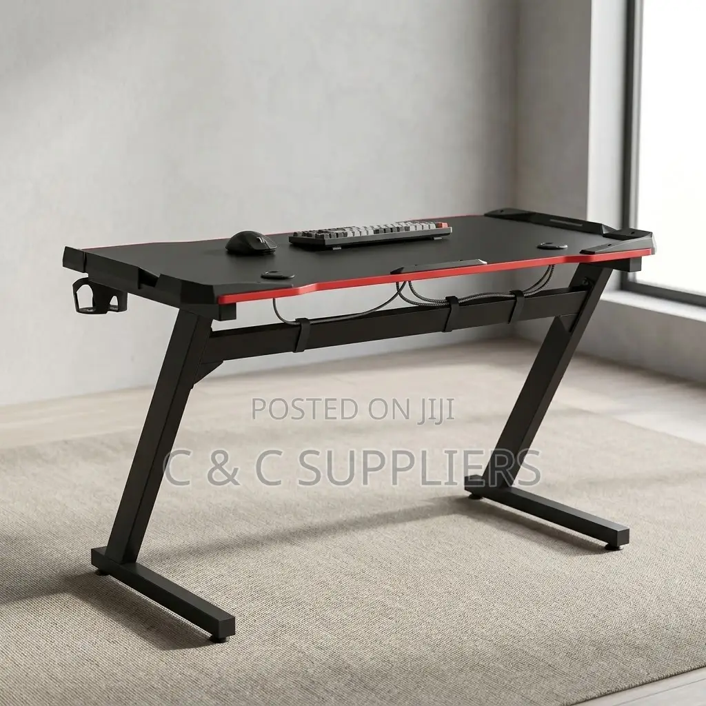 Generic Black Study/Gaming Desk