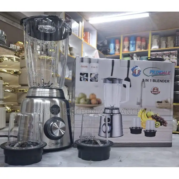 Primdale Primdalee 3-in-1 Multifunctional Blender & Grinder – 600W