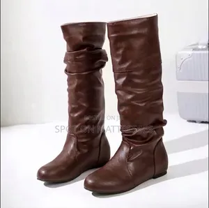 Leather Thigh High Boots for Ladies. Sizes 37 - 43.