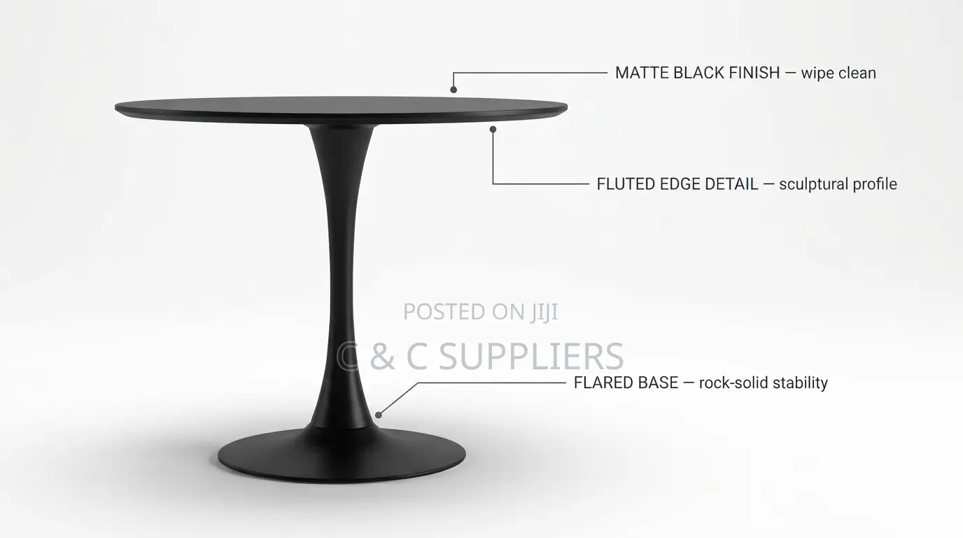 Round Marble Dining Set Table
