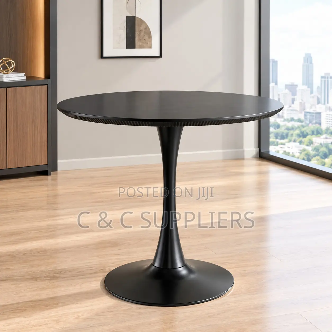 Round Marble Dining Set Table