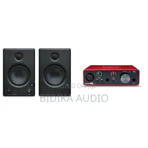 Sonus Eris E4.5 2-Way 4.5" Near Field Studio Monitor, (Pair) & Focusri