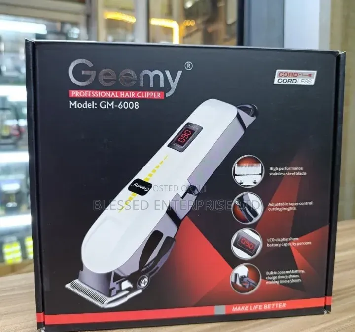 New Arrival Geemy Professional Hair Clippers Machine