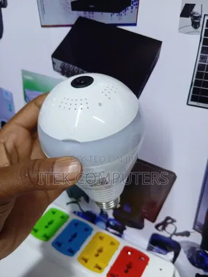 V380 WiFi Bulb CCTV Camera for Home and Office Use