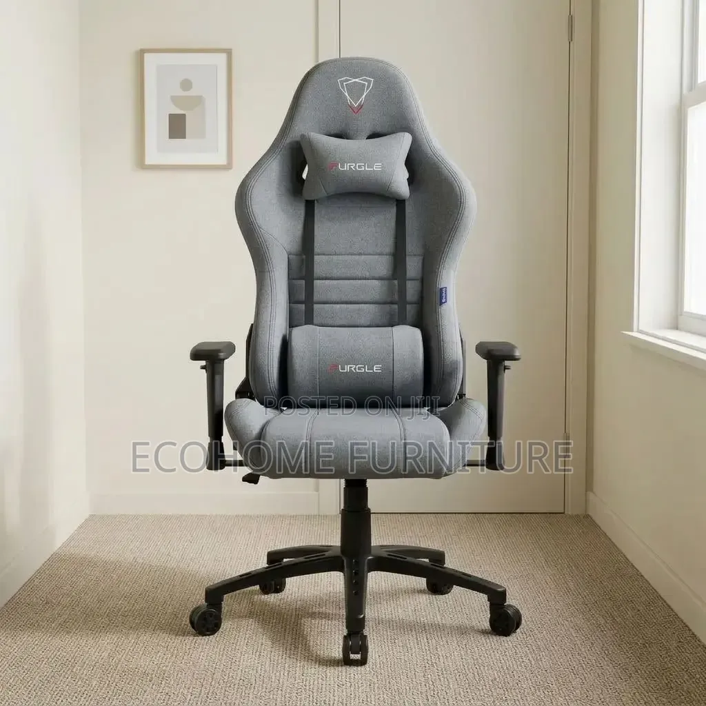 Gaming Chair – Grey Ergonomic High-Back