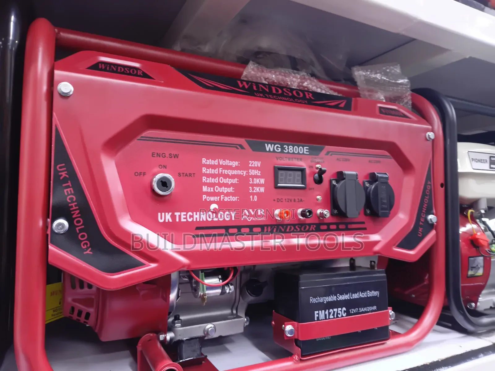 Windsor WG 3800E Single-Phase Petrol Generator