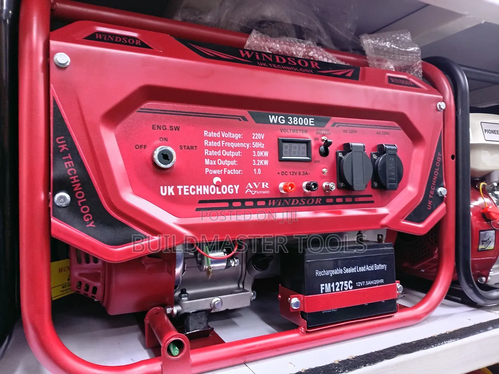 Windsor WG 3800E Single-Phase Petrol Generator