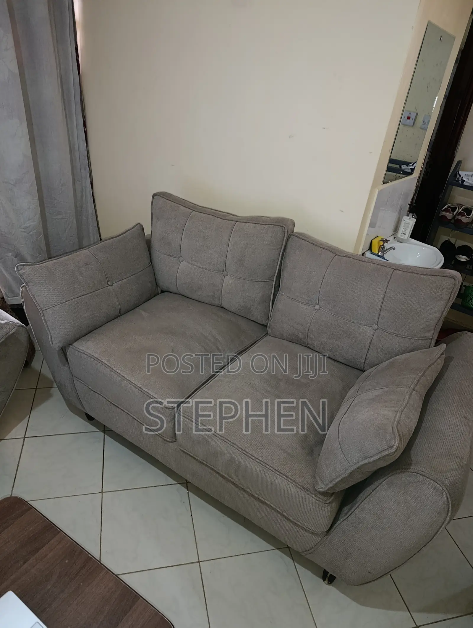 Light Grey Couch 5 Seater