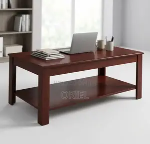 Office Coffee Table : 1200MM Brown Mahogany Coffee Table