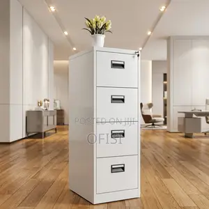 Office Cabinet; Heavy-Duty 4-Drawer Filing Cabinet