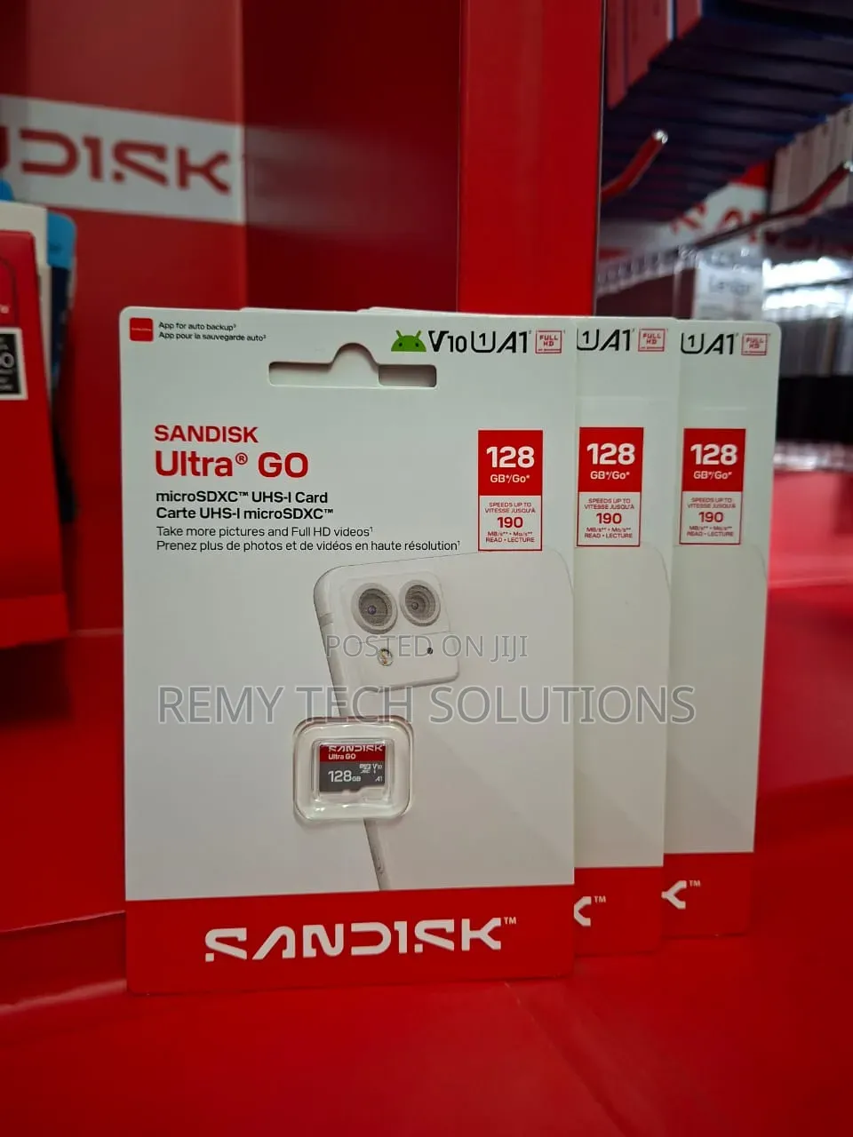Sandisk Ultra Go 128 GB 190mb/S microSD UHS I Card
