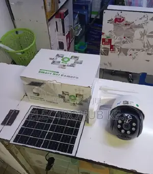 V380 Single Lens 4g Solar Security Camera With Simcard Slot 360 PTZ