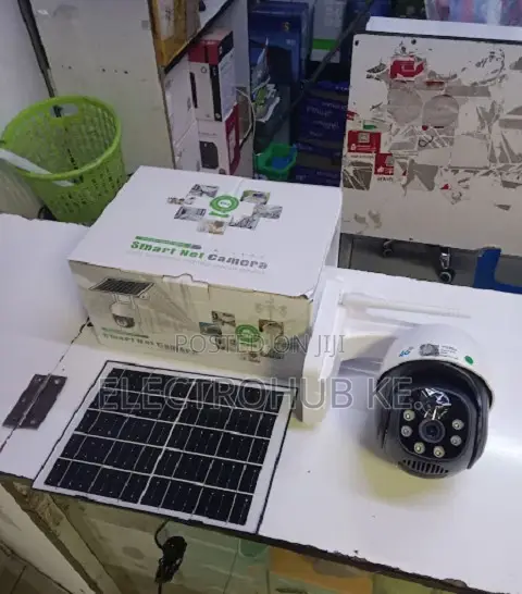 V380 Single Lens 4g Solar Security Camera With Simcard Slot 360 PTZ