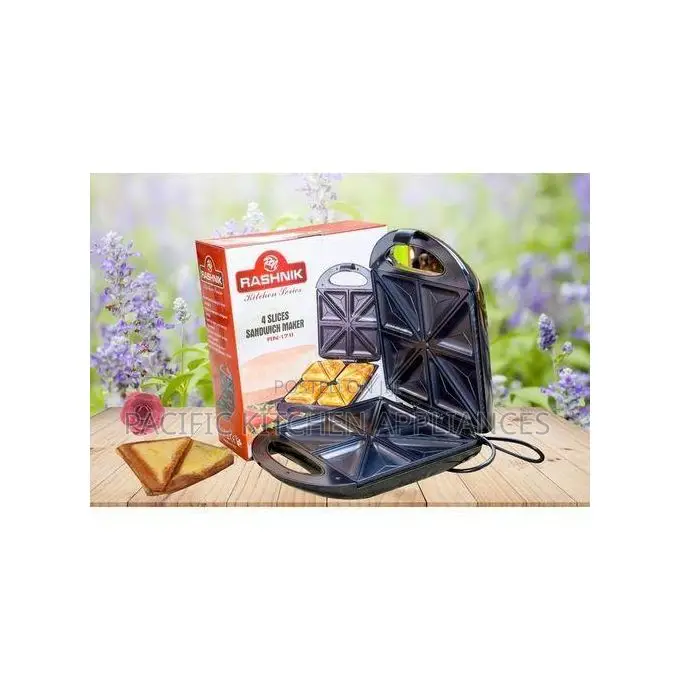 Rashnick 4 Slot Sandwich Kitchen Maker