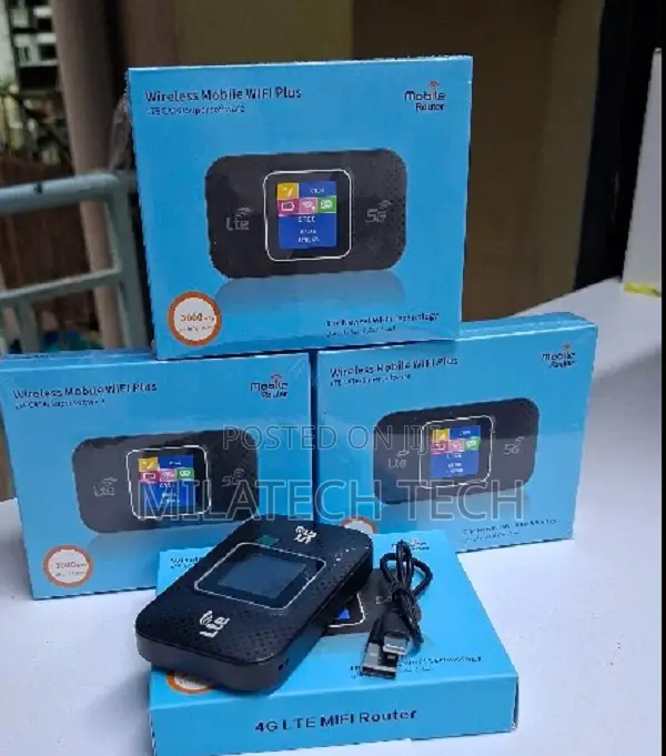 Portable 4G SIM Card WiFi Router – LTE Mobile Hotspot