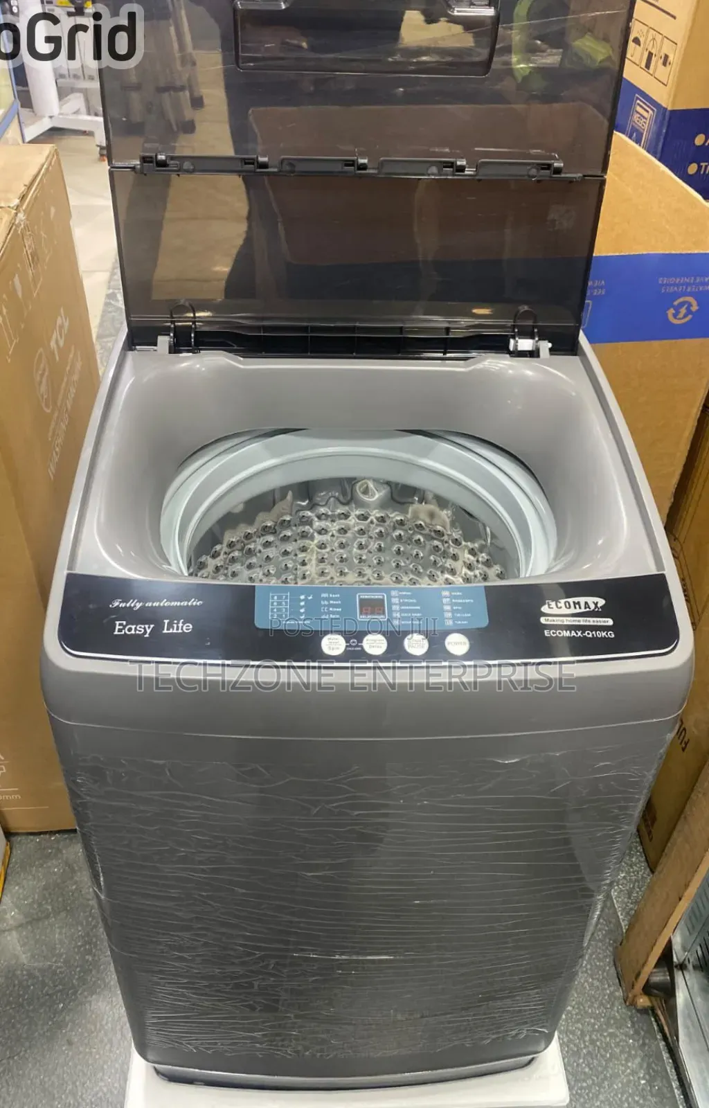 Ecomax 10KG Fully Automatic Top Load Washing Machine 