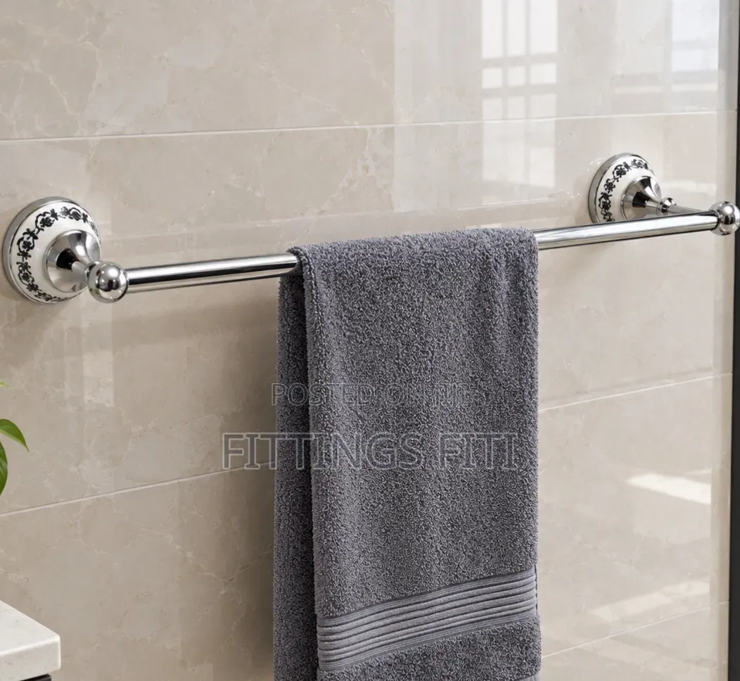 Brimix Single Towel Bar – Chrome Bathroom Towel Rail