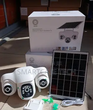 Smart V380 Pro Triple Lens Solar PTZ CCTV Camera