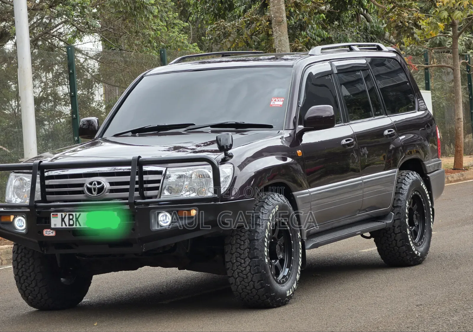 Toyota Land Cruiser Prado 2005 Maroon