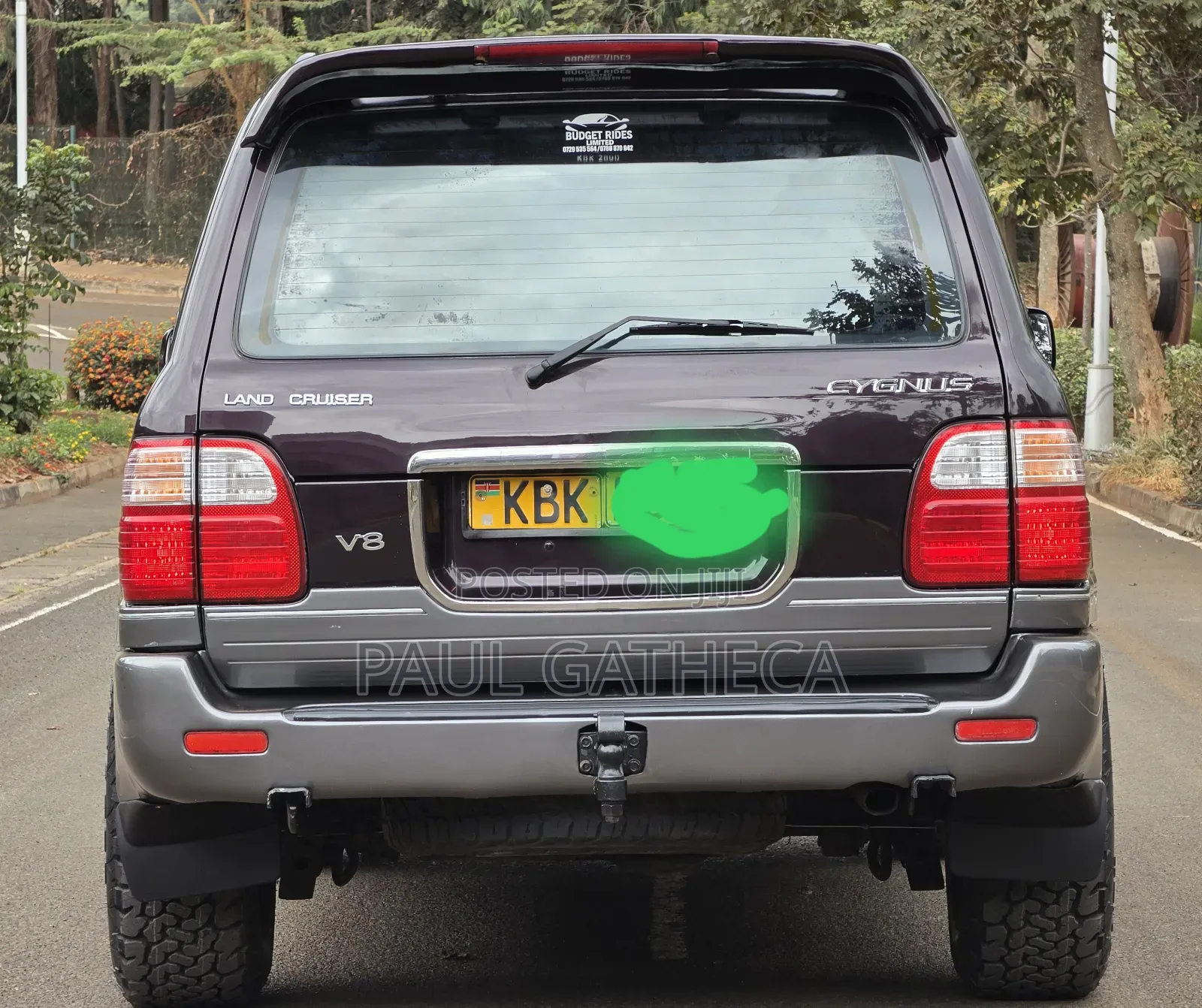 Toyota Land Cruiser Prado 2005 Maroon