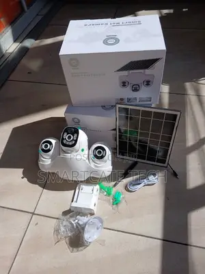 3-Lens Outdoor Solar WiFi PTZ Security Camera V380 Pro