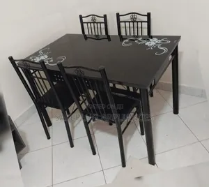 Modern Executive Dining Table With Comfortable 4-Seater Design