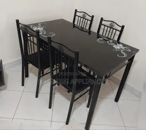 Modern Executive Dining Table With Comfortable 4-Seater Design