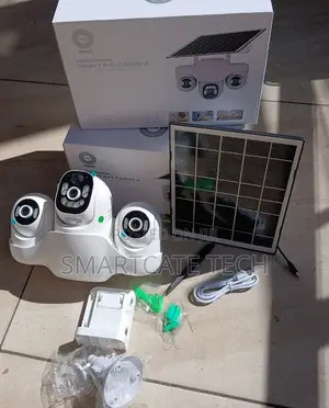 Smart 3-Lens Wireless WiFi Solar PTZ CCTV Camera