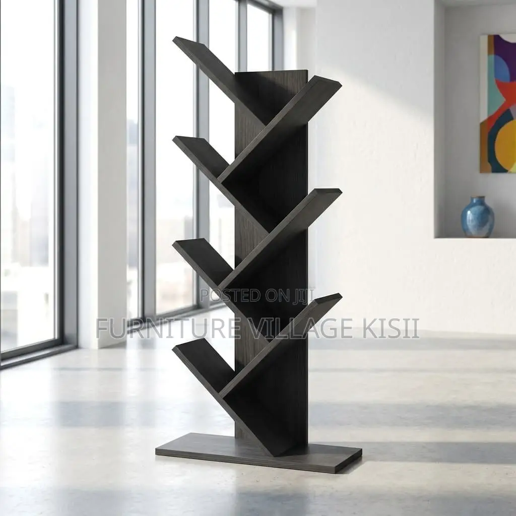 7-Tier Modern Tree Bookshelf