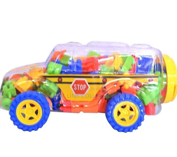 2 in 1 Car-Shaped Educational Building - main view