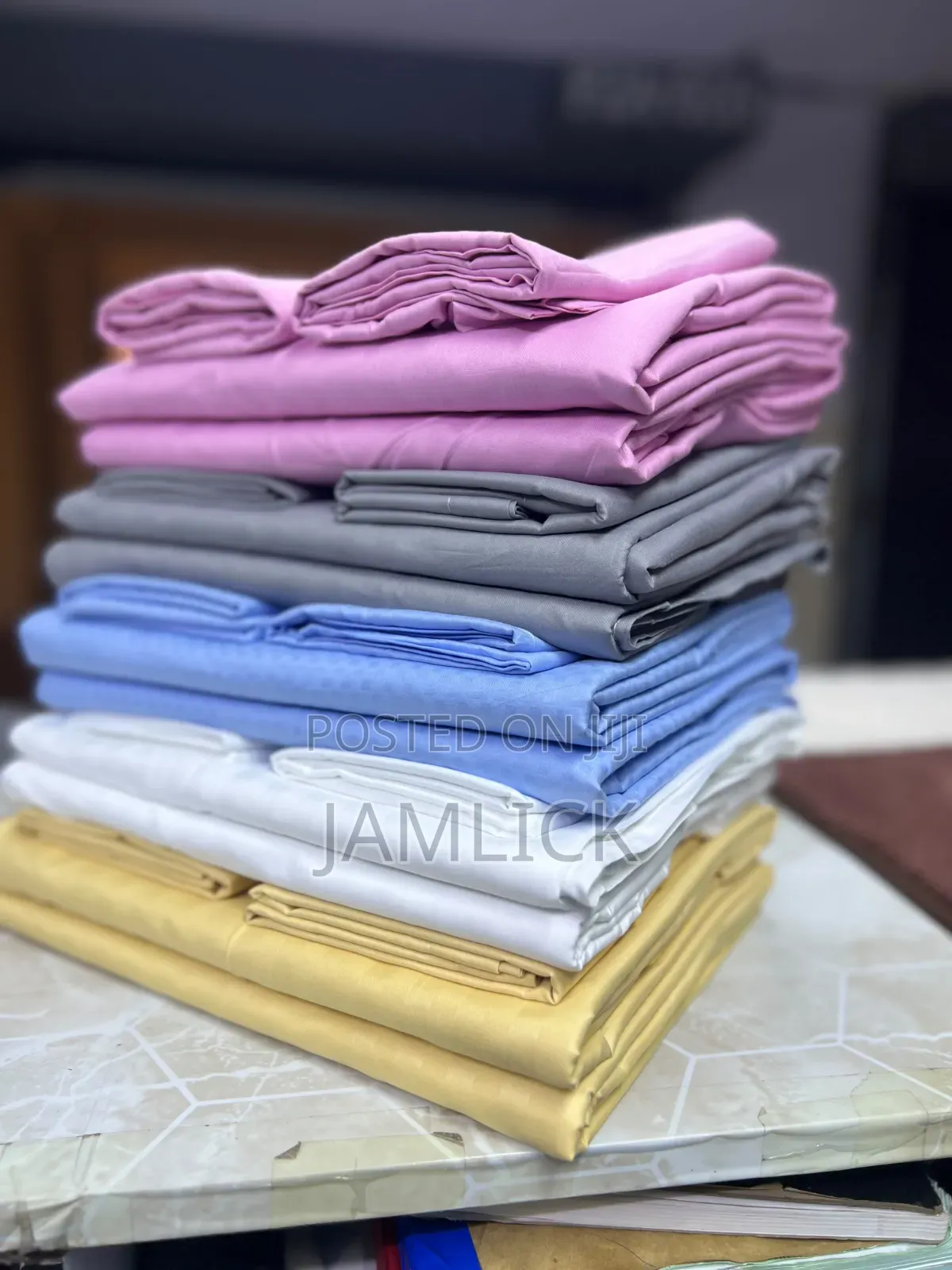 Cotton Plain Bedsheets 6×7 – 2 Bedsheets & 2 Pillowcases - BR