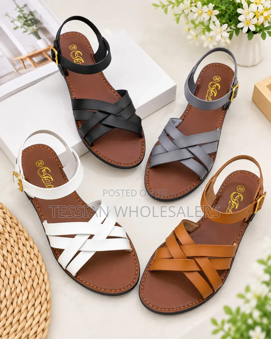 Ladies Leather Sandals