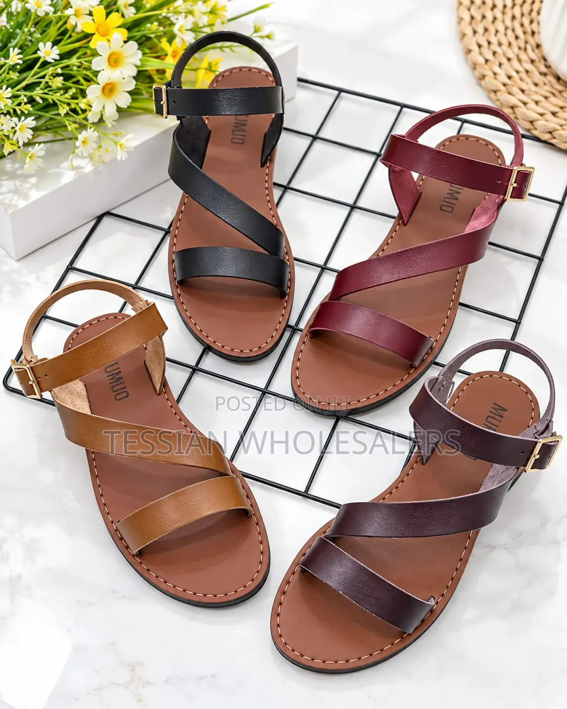 Ladies Leather Sandals