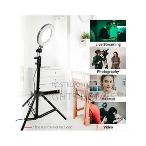 Bluetooth Enabled 14-Inch LED Ringlight Fill Light-Dav