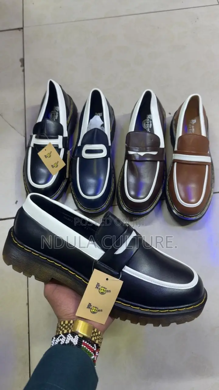 Dr Martens Two Tone Penny Loafers