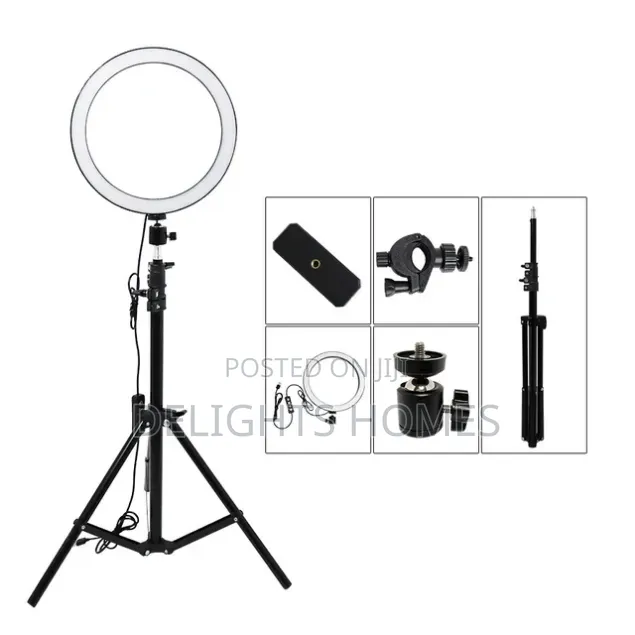 Bluetooth Enabled 12-Inch LED Ringlight Fill Light-Dav