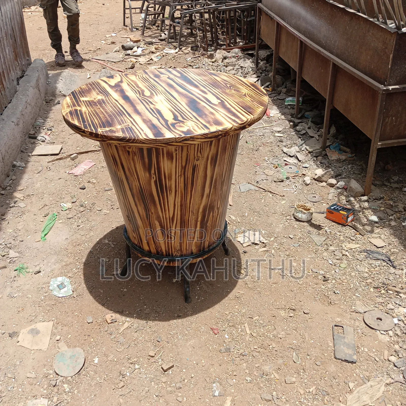 Low Barrel Table