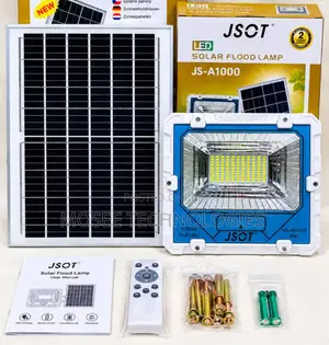 JSOT 1000W High-Brightness Solar Outdoor Lamp