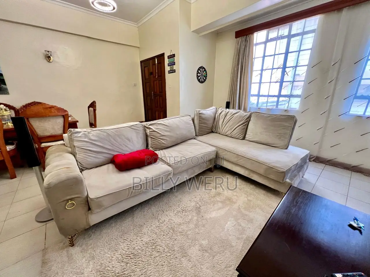 Beige 6 Seater Couch