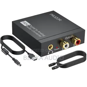 PROZOR 192KHz Digital to Analog Audio Converter, DAC Optical to Analog