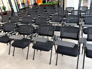Black Mesh Training Chairs With Writing Tablet
Ji
