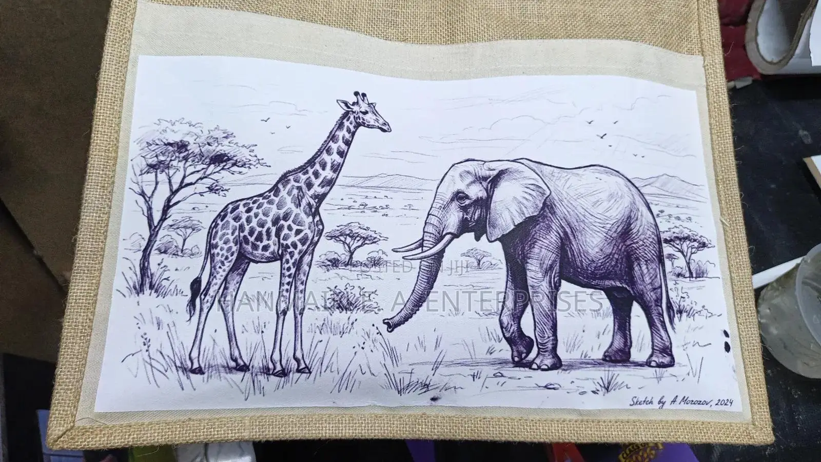 Jute Carrier Bag