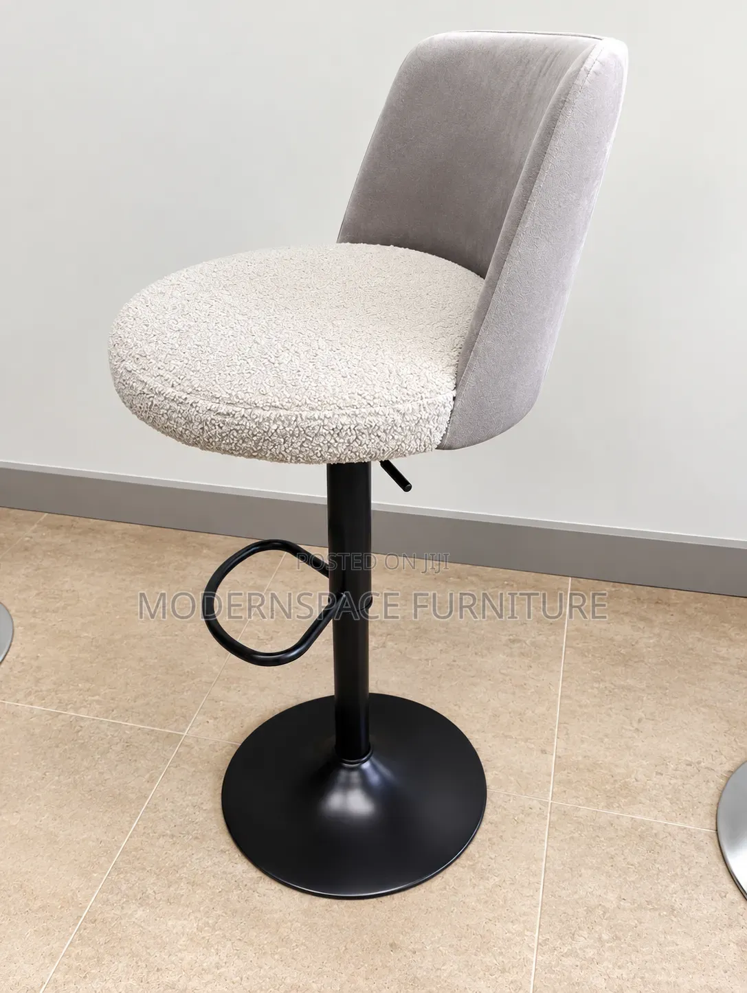 Modern Velvet Bar Stool