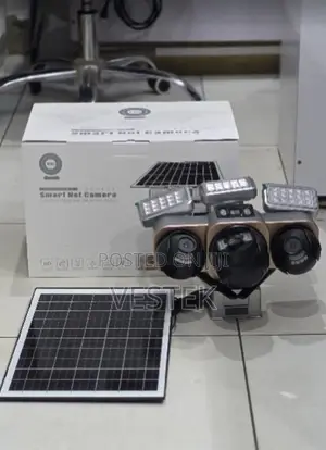 VTS30 Outdoor 4G Solar CCTV Camera Triple Camera Lens Solar Floodlight