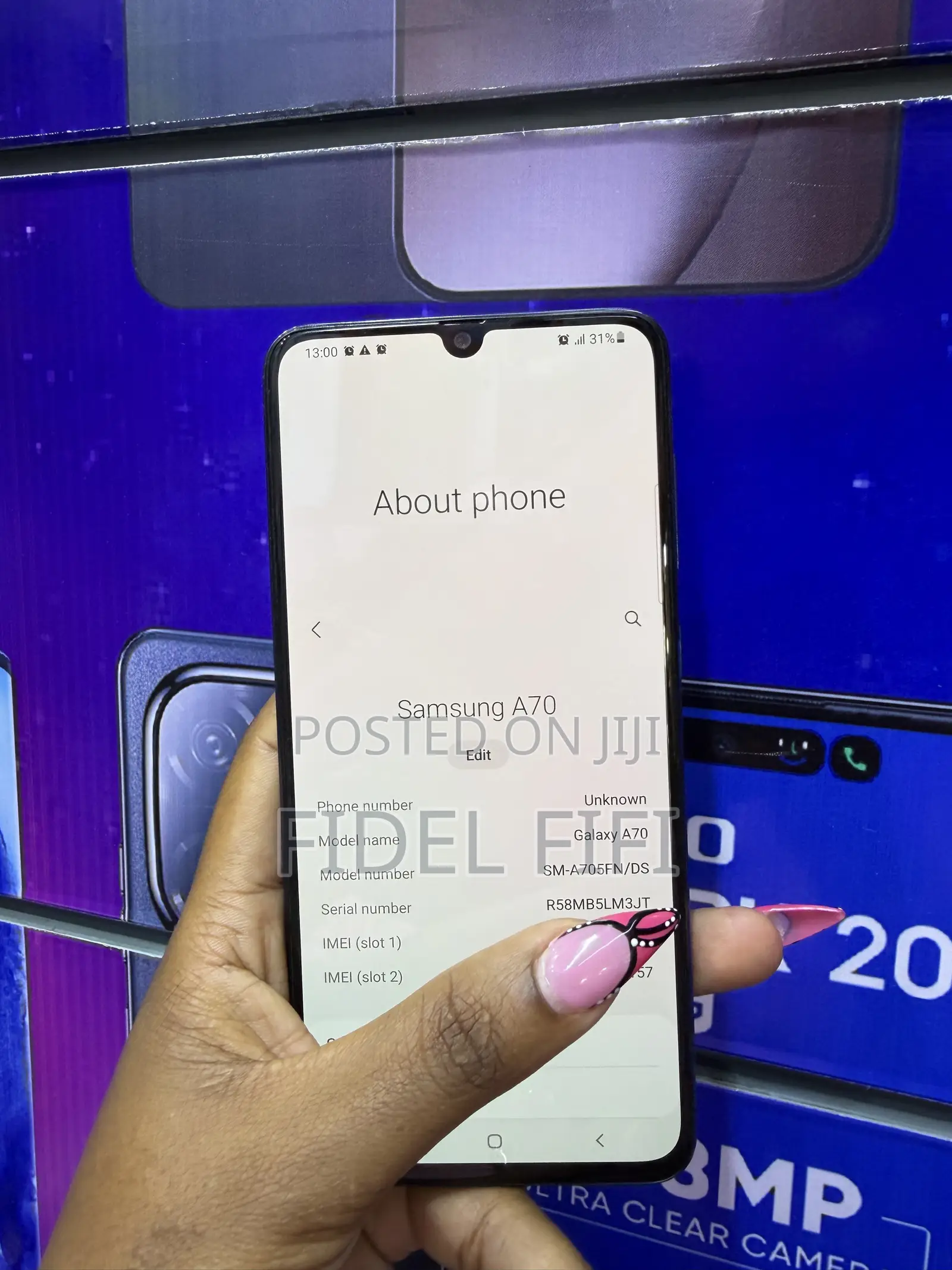 Samsung Galaxy A70 128 GB Blue