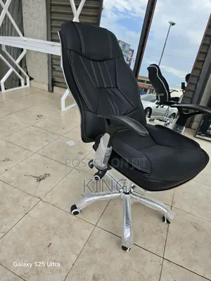 Executive Officer Chair With Leather Back Support Chair