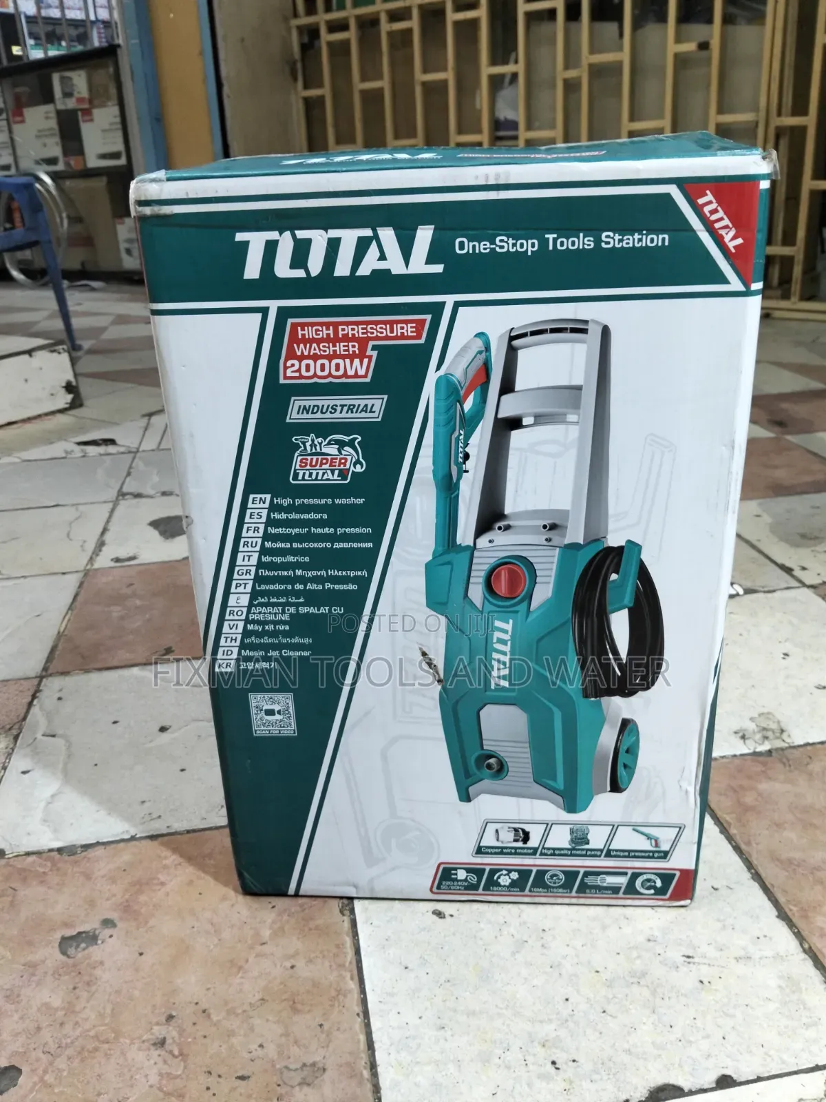 Total Pressure Washer Machine 2000 Watts Full Set Car Wash Machine