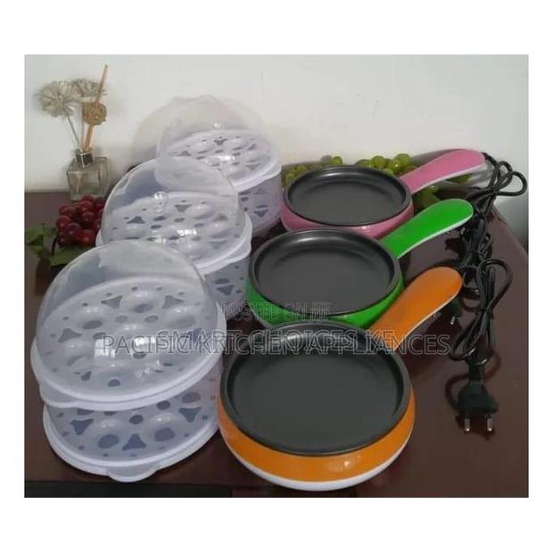 Electric 2-in-1 Multifunctional Pot – 2-Layer 14pc Rapid Egg Boiler - main view