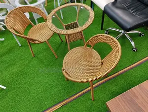 Rattan Outdoor Chairs & Glass Table Set Jiji Title: